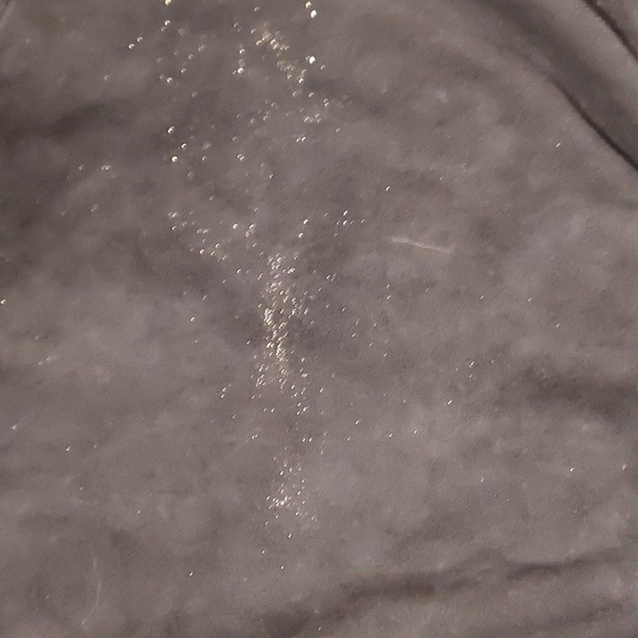 WOW! MIchael Kors Black Suede Knee Length Dress with SIlver Accent Bodice Large - Picture 10 of 10